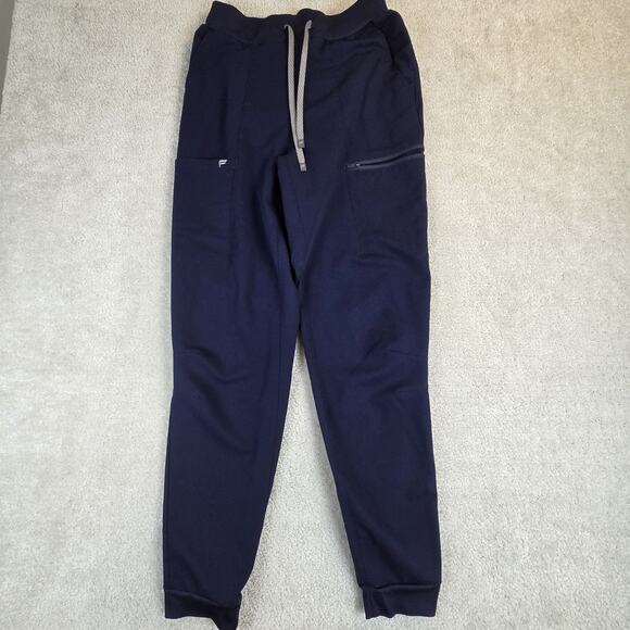 Fabletics Tops - Fabletics Womens Navy Scrub Pants Size Sm Tall Cargo